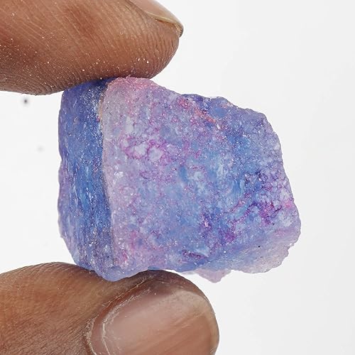 Miniatura 3 de GEMHUB Zafiro azul sin tratar, 61.50 ct natural con certificación Egl de cristal curativo, piedra preciosa de zafiro en bruto para joyería FD-471