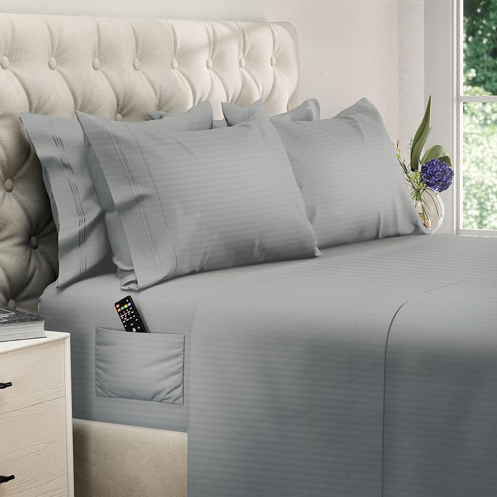 7/mo Finance 6 Piece Extra Deep Pocket Sheets Queen Sheets Deep Pocket Queen Sheet Sets Queen