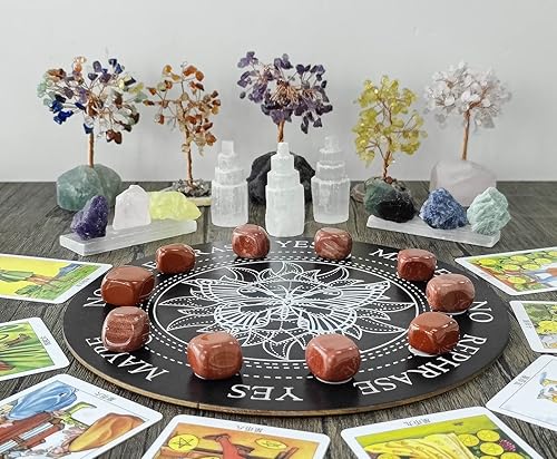 Miniatura 67 de MAIBAOTA Piedras de ojo de tigre, piedras pulidas naturales, piedras de cristal pulidas, piedras de equilibrio energético, piedras preciosas