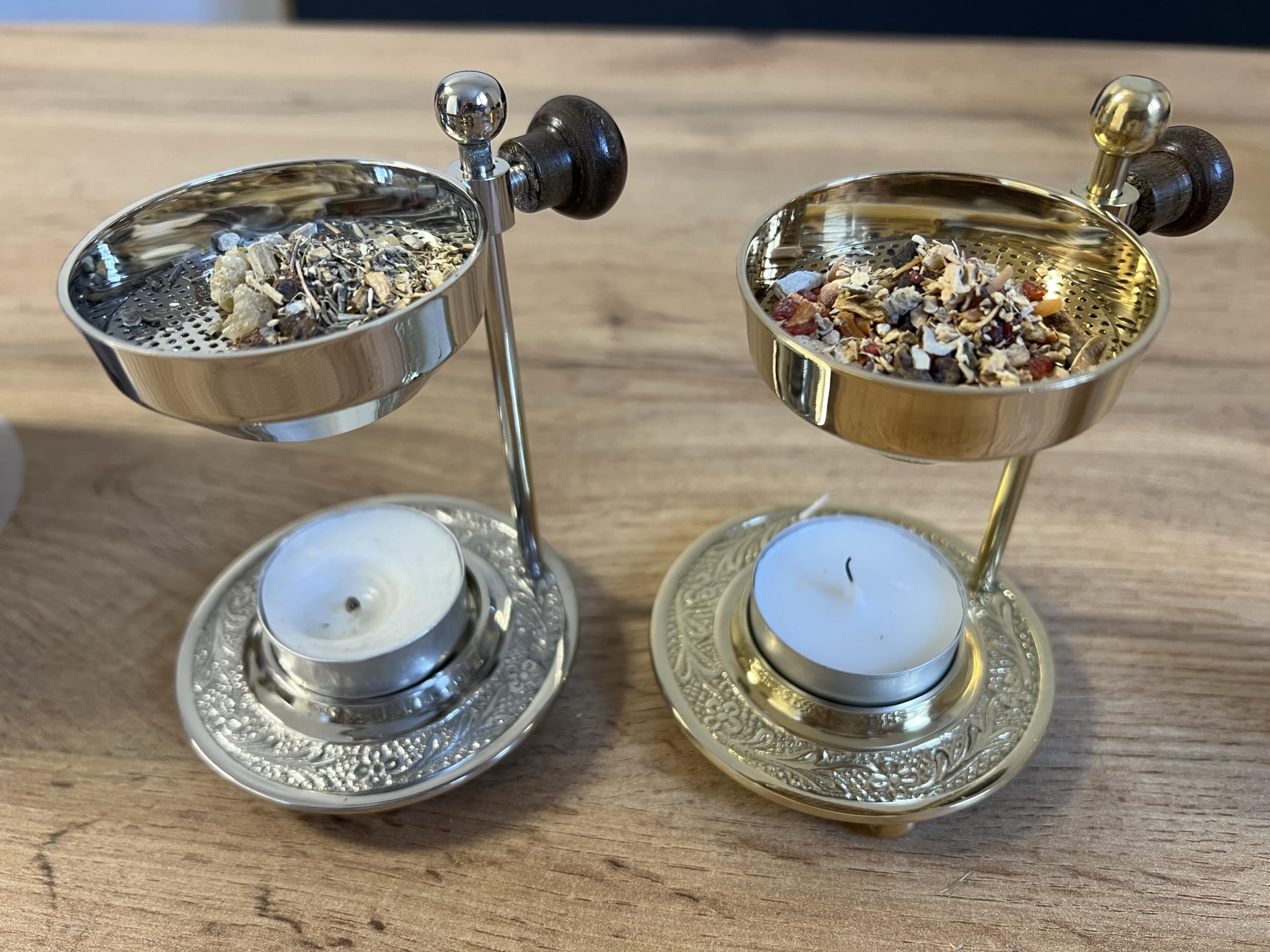 1 set di statue di Buddha e supporto per candele da tavolo Stipt di