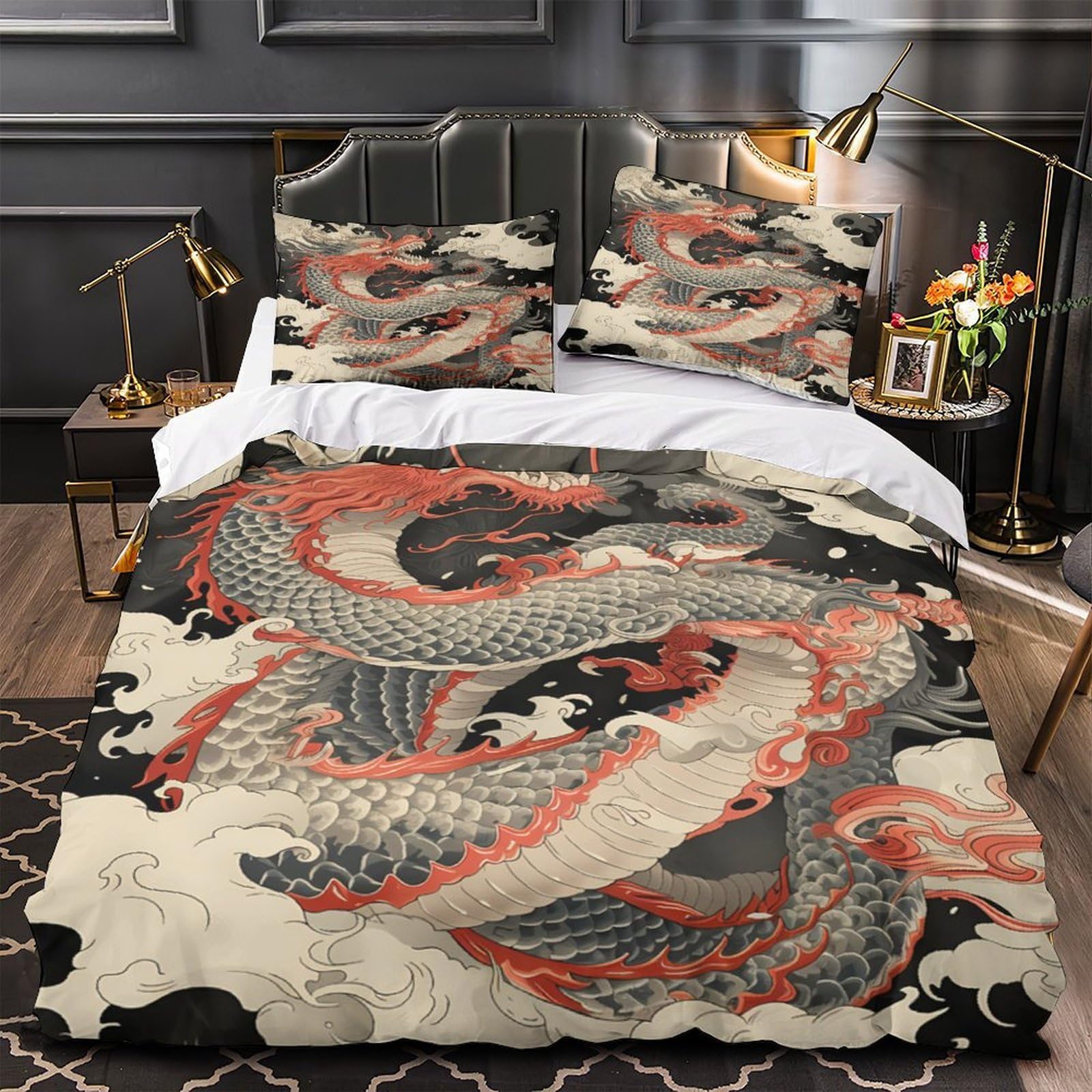 Parure de lit papillon musical housse de couette 260x220 fille