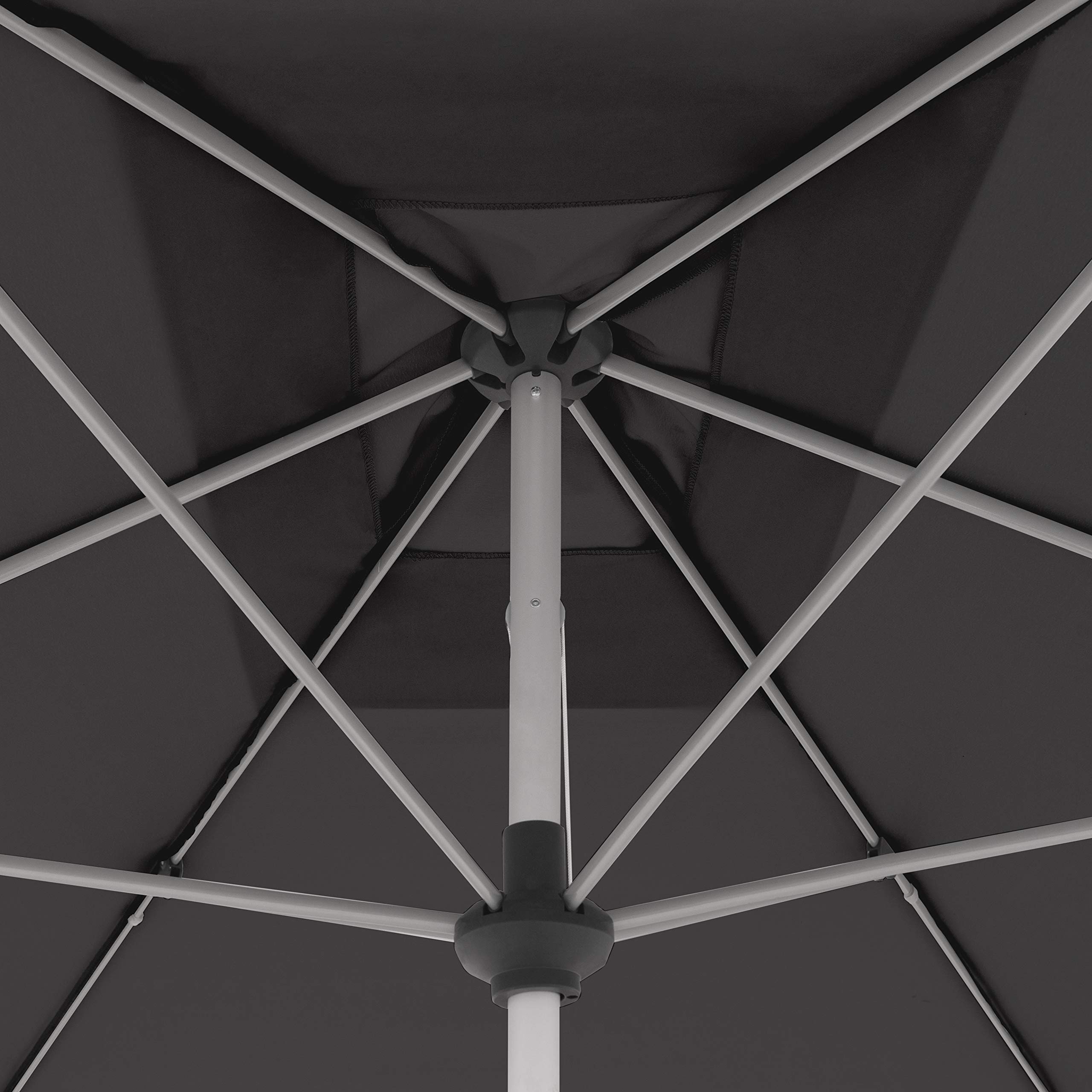 Doppler Aluminiowy parasol przeciwsłoneczny SL-AZ 190 x 290 – prostokątna ochrona przed słońcem na balkon/taras – zginany – 190 x 290 cm – antracyt