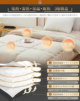 Amazon|Housecover 掛け布団 シングル 冬用 暖かい 5層構造 Amazon|Housecover 掛け布団 シングル 冬用 暖かい 5層構造