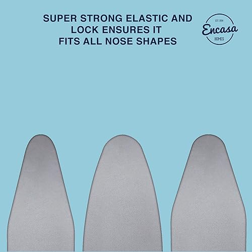 Miniatura 7 de Encasa XO Funda y almohadilla para tabla de planchar, fieltro grueso de 0.157 pulgadas, resistente al calor y al quemado, se adapta a tablas anchas