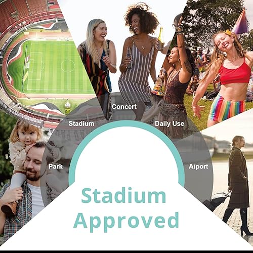 Miniatura 6 de Bolso cruzado aprobado por estadios para mujer, bolsa transparente para estadios para eventos deportivos, conciertos