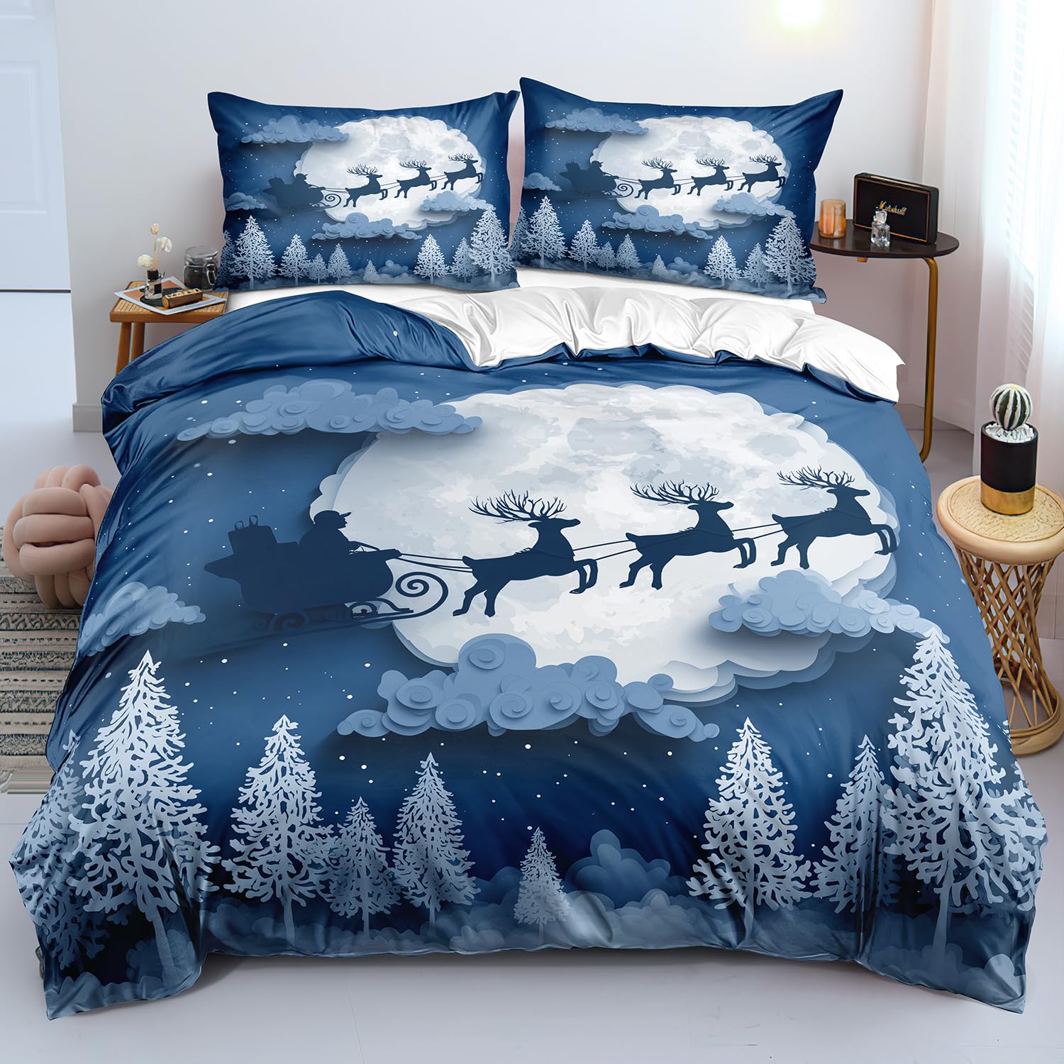 Linge de lit de Noël 260x240 : le cadeau idéal pour décorer la chambre