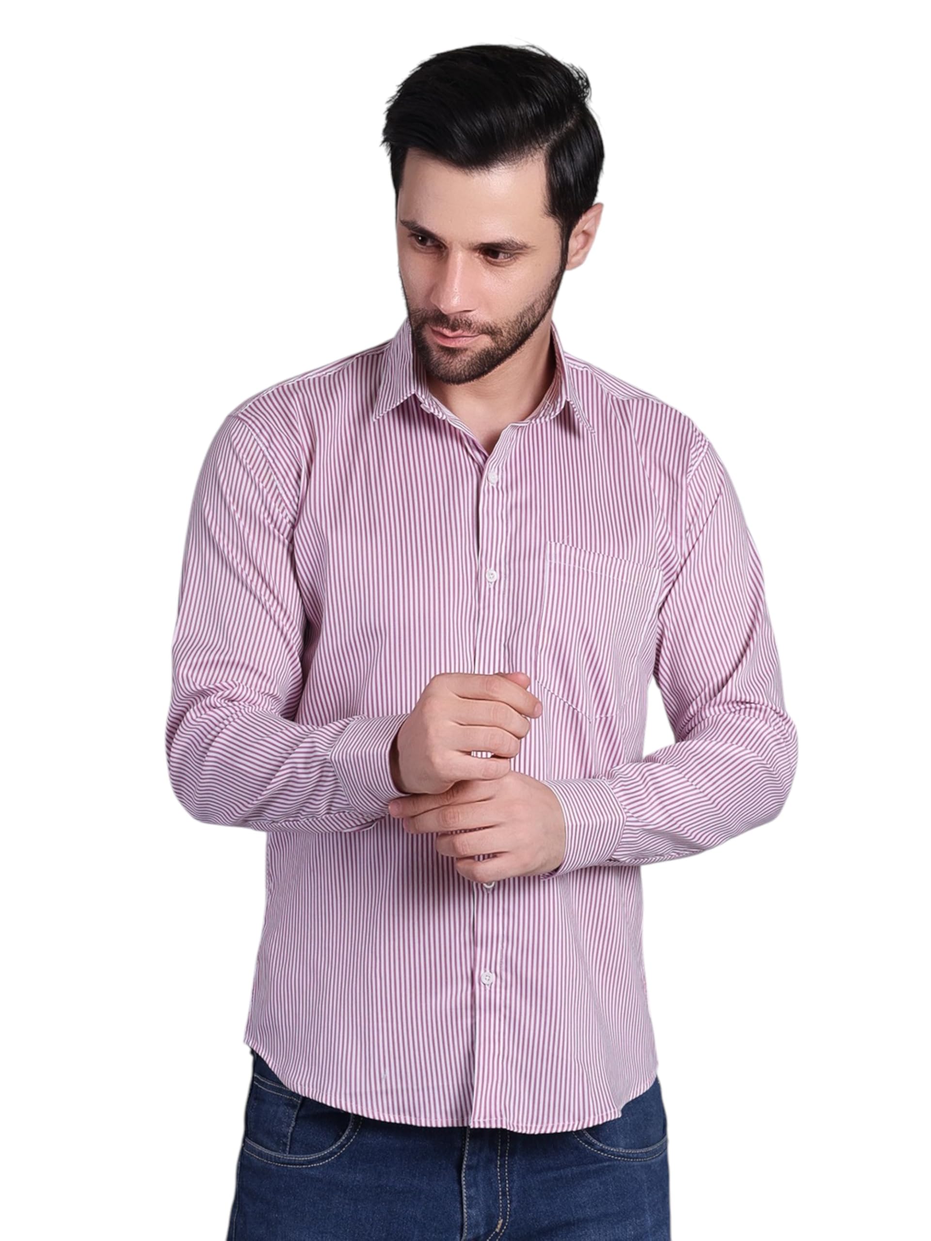 Men Slim-fit Printed Casual Shirt