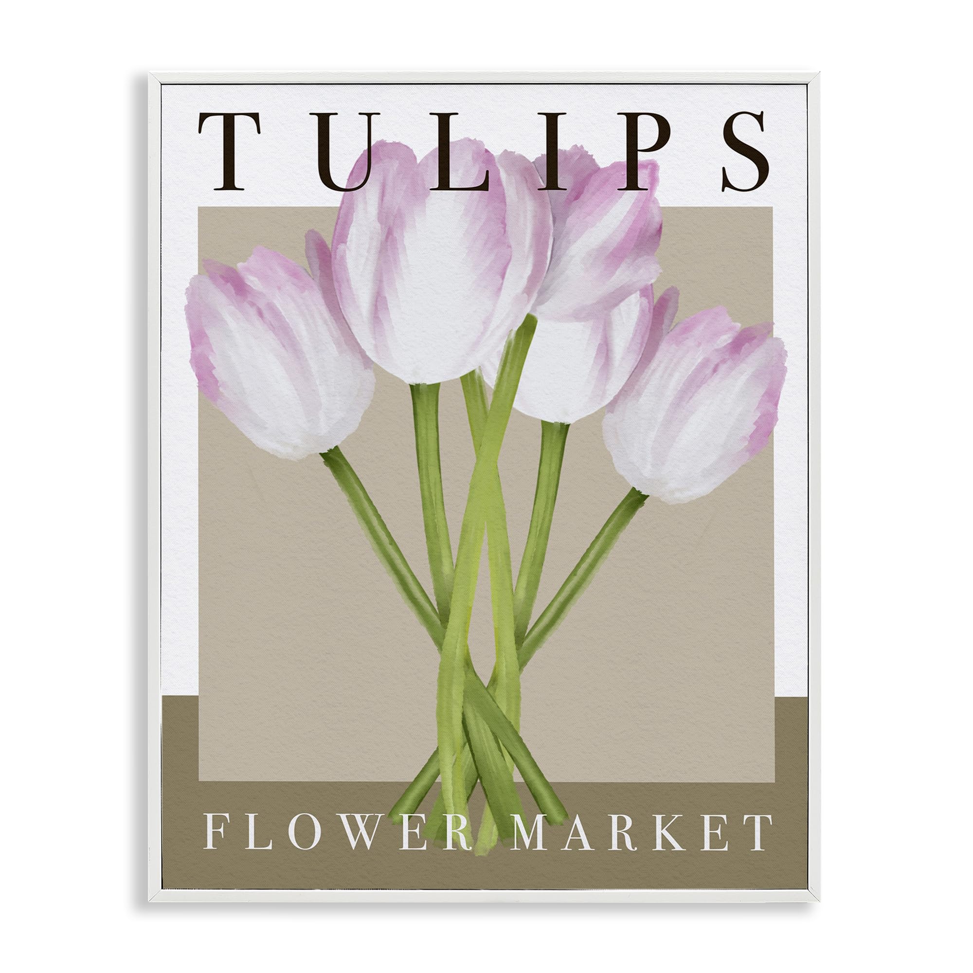 'Tulips Flower Market'| Framed Giclee Art