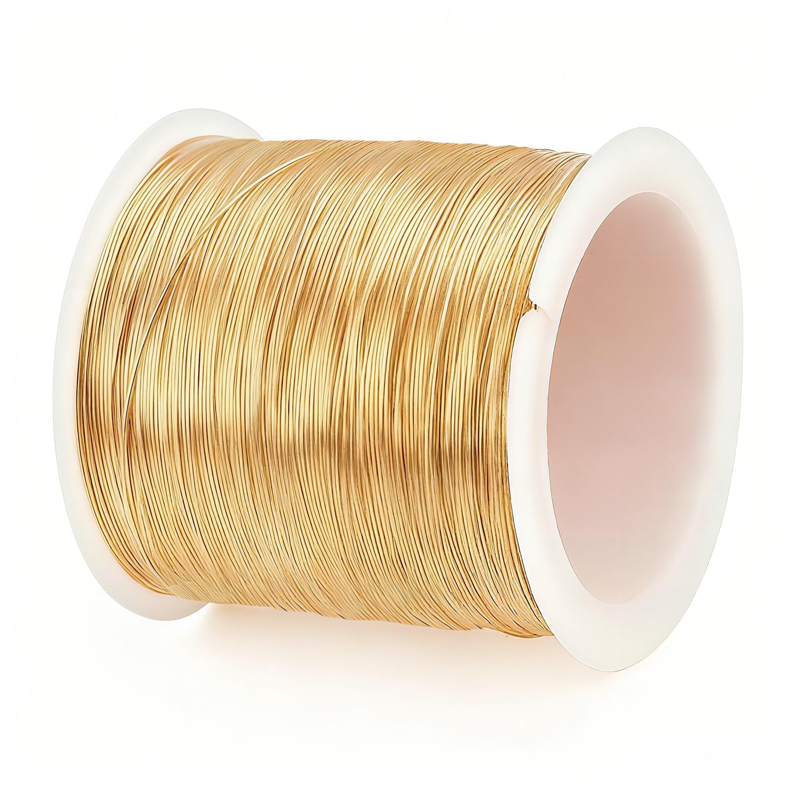 Gold Wire for Jewellery Making Crafting 328FT 100M 0.4MM 26 Gauge