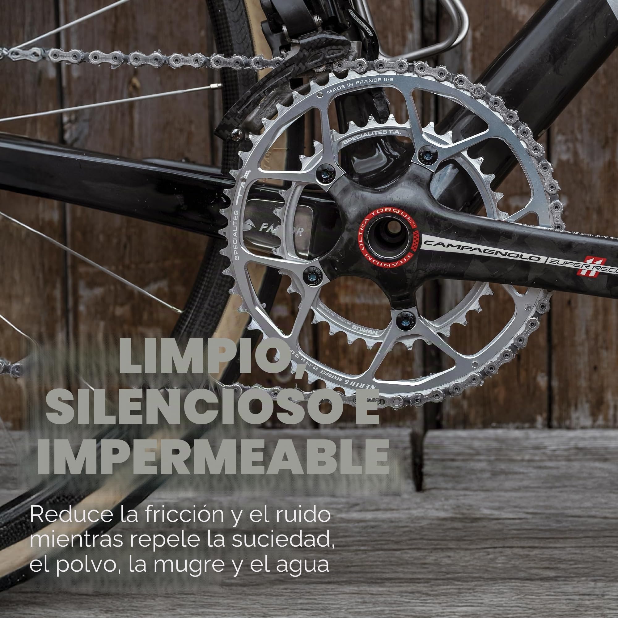 SILCA Lubricante para Cadenas de Bicicletas súper Secreto | Cera líquida para Cadenas para Limpiar y Suavizar. y Silencio | Lubricante ultrarrápido para Cadenas de Bicicletas |
