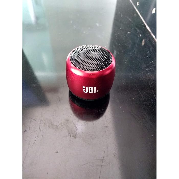 Red JBL Mini Boost Bluetoothh Speaker 