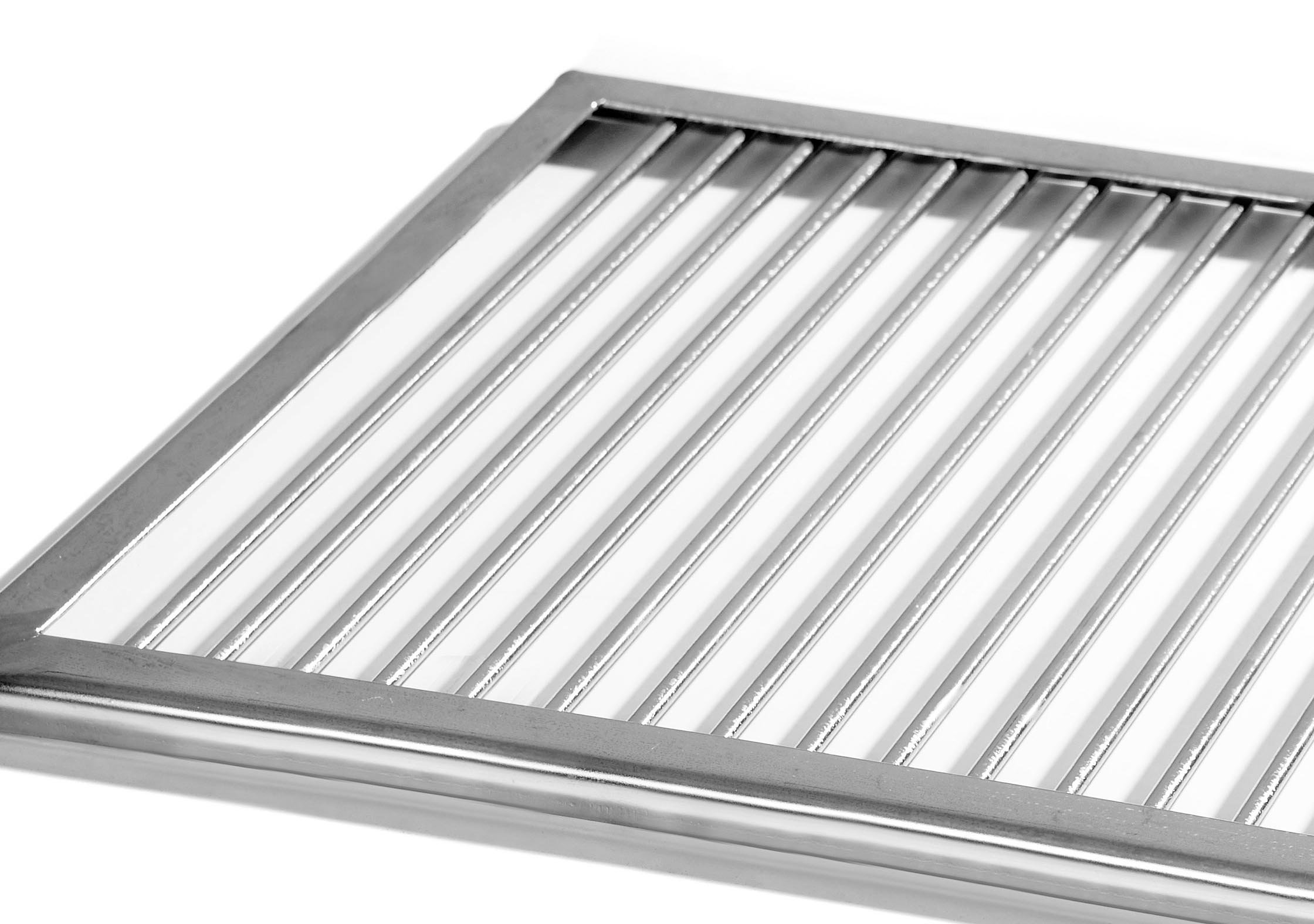 Premium Edelstahl Grillrost 67 x 40 mit Rahmen, Weber Gasgrill, 6mm Stäbe V2A Grill rechteckig, Feuerschalen Kamin Feuerkorb