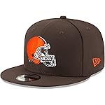 New Era NFL 9FIFTY Adjustable Snapback Hat Cap One Size Fits All (Cleveland Browns Brown)