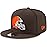 New Era NFL 9FIFTY Adjustable Snapback Hat Cap One Size Fits All (Cleveland Browns Brown)