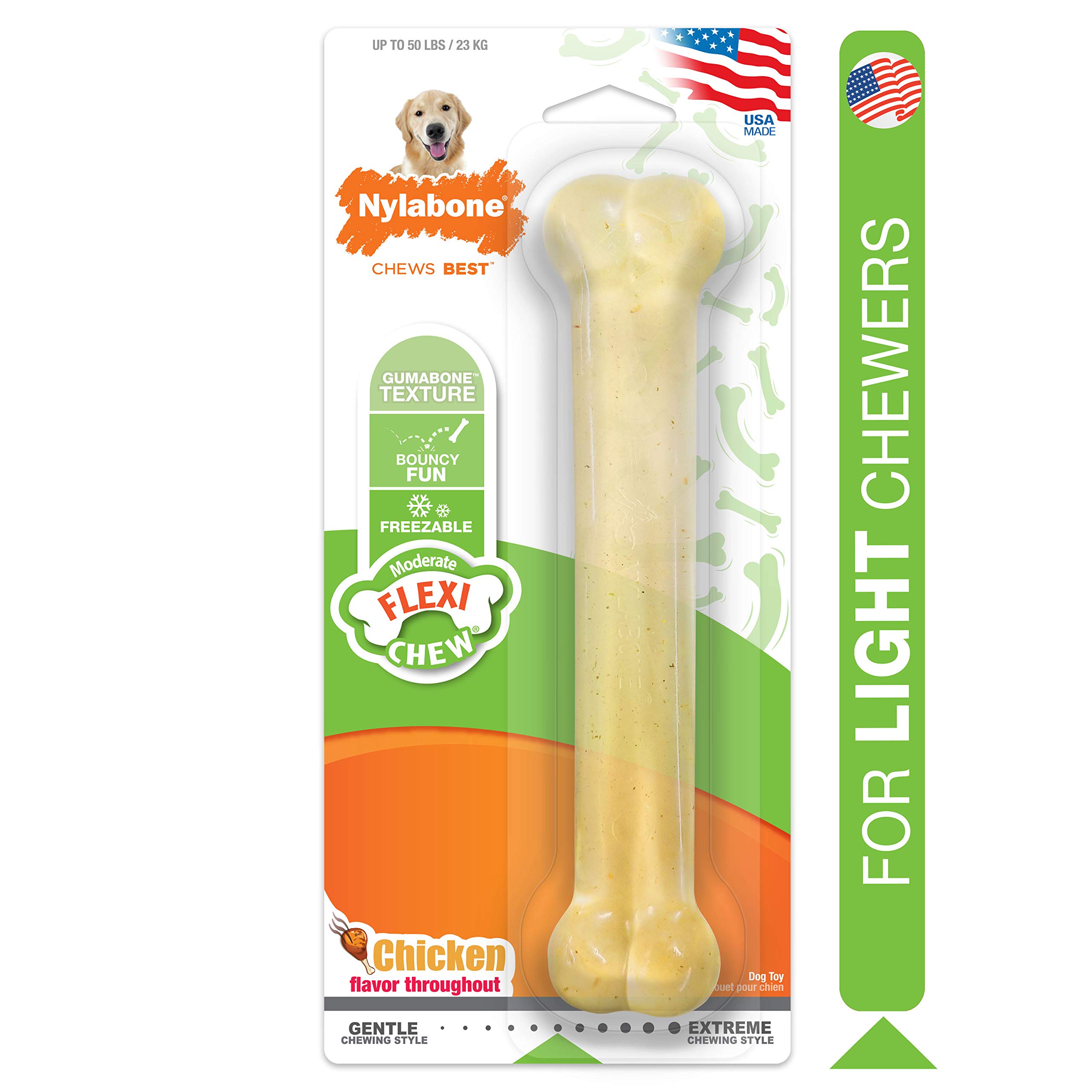 Nylabone FlexiChew Chicken Blister Card - Giant