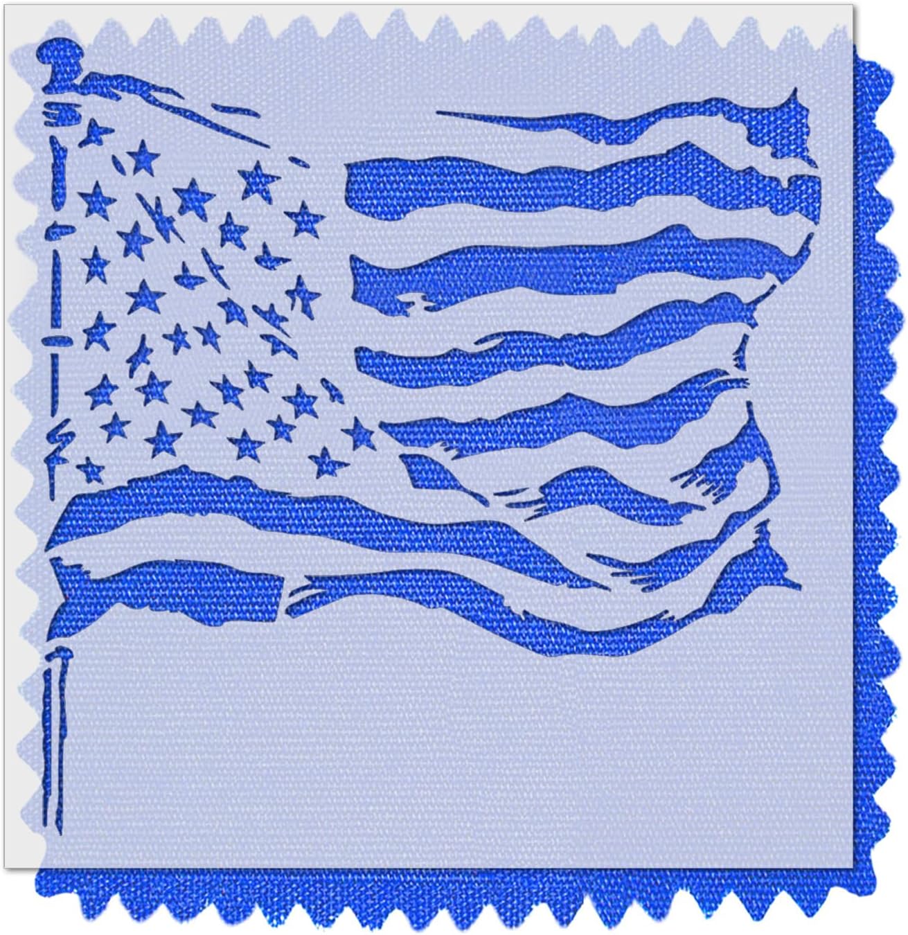 1776 Stars Stencil - Patriotic 13 Colonies USA Flag Design for DIY, Cornhole, Lawns, Walls - Durable & Reusable Plastic Material (36 x 36 inches)
