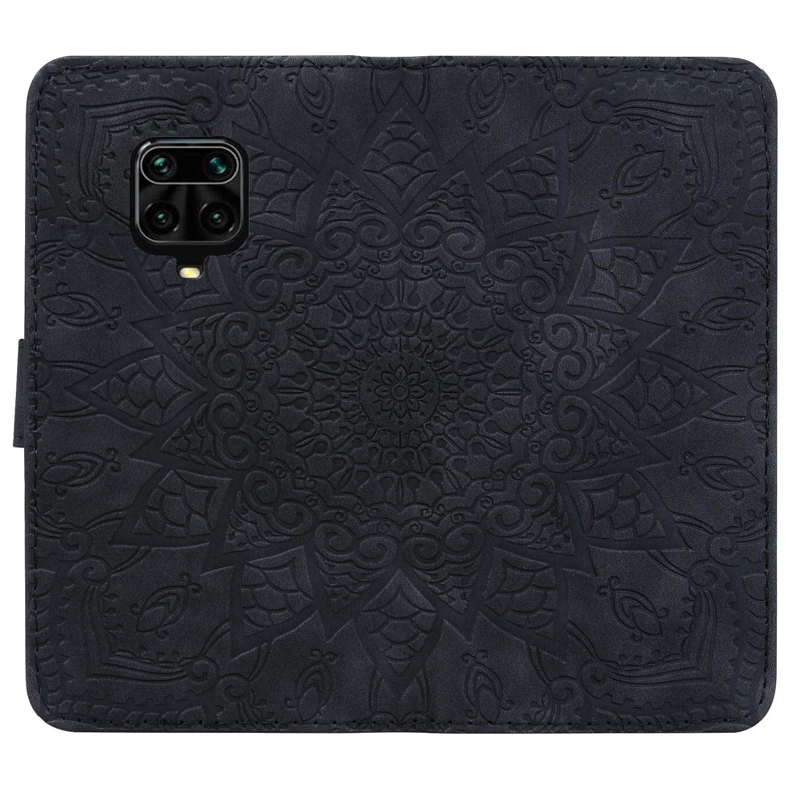 Rosbtib Mobile Case for Xiaomi Redmi Note 9S/ Note 9 Pro Premium PU Leather Case with Magnetic Closure Stand Function Flip Cover Mandala Embossing Xiaomi Redmi Note 9S/ Note 9 Pro - Image 2
