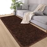 4x6 ft Ultra Soft Thick Rug, Fluffy Shag Area Rug, Purple | Big Shaggy Carpets Fuzzy Rug Plush for Home Decor Aesthetic, Upgrade Non Slip Durable for Bedroom, Living Room