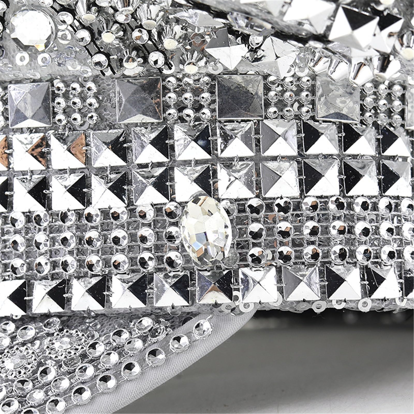 Bejeweled, cappello da capitano con strass, per feste di addio al nubilato, versatile, per feste