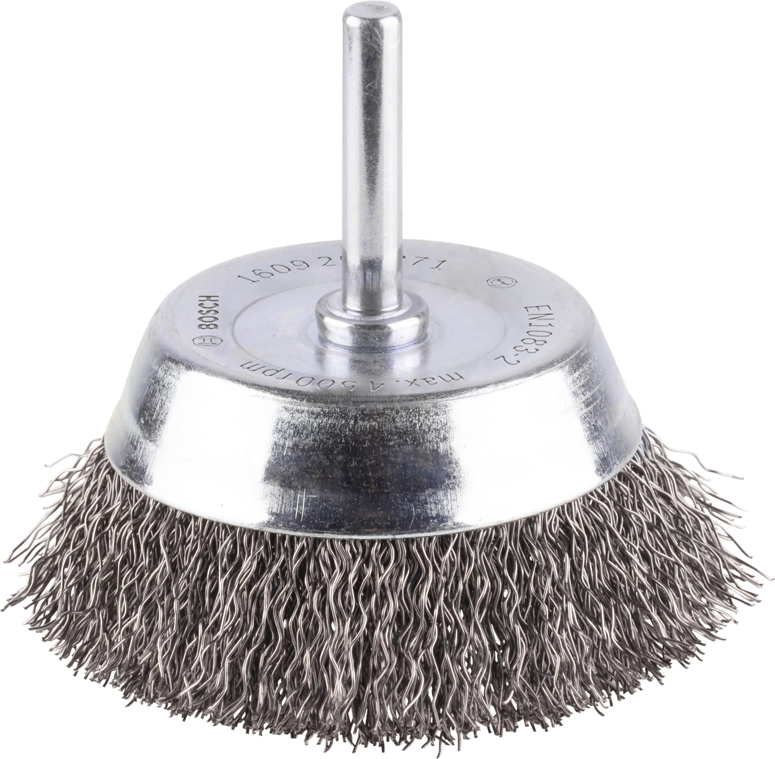Bosch 1609200271 70Mm X 6Mm Shank Crimped Wire Cup Brush Steel