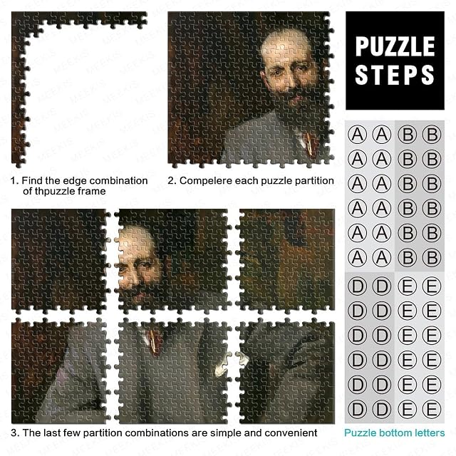 Foto 4 de 7 de Joaquín Sorolla Y Bastida Puzzle 1000 Piezas, Rompecabezas Adultos, Puzzle Madera, Juguetes Adolescente