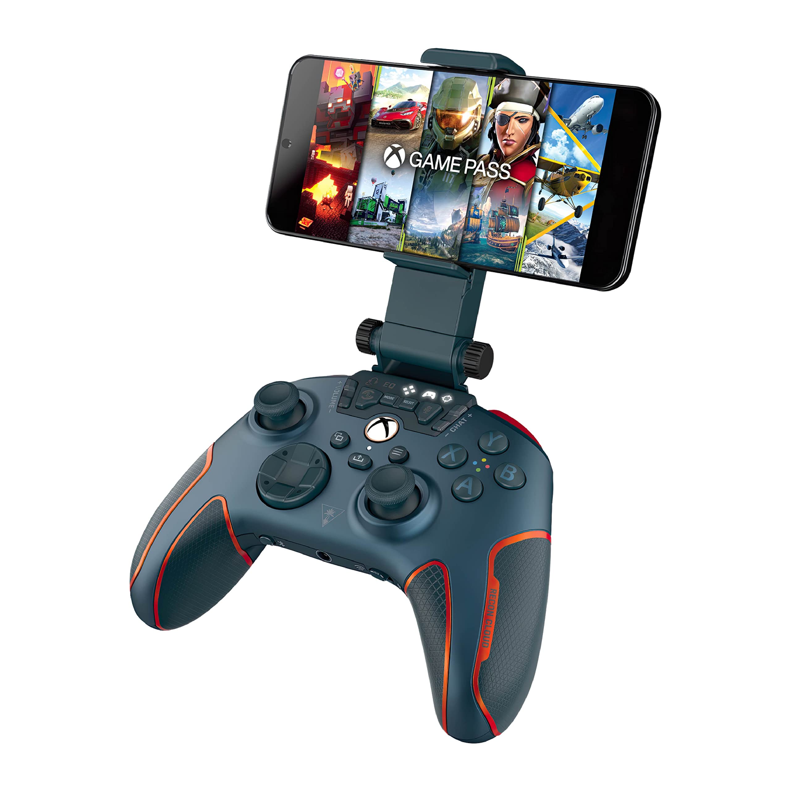 TURTLE BEACH コントローラー Recon Cloud 有線 Bluetooth Xbox Steam Windows PC スマホ(Android) ブルー 青 ゲームパッド 背面ボタン EQプリセット有 足音強化 サイドトーン エイム調整【Xbox 公認】