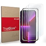 iCarez Tempered Glass Screen Protector for iPhone 14 Plus 6.7 inches 2022 [3-Pack] Tray Installation Case Friendly Easy Apply