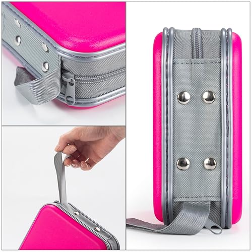 Miniatura 20 de UENTIP Funda para DVD, capacidad de 48 unidades, portátil, con cremallera, almacenamiento grande, cartera de CD, organizador de CD, viaje en casa