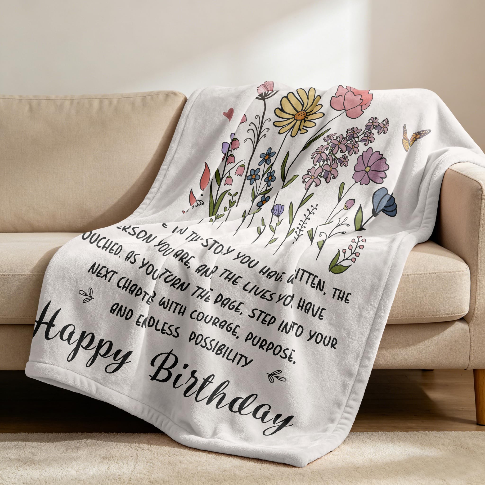 80th Birthday Gifts for Women, Chapter 80 Birthday Blanket, 80 Year Old Bday Gifts for Women, 1946 Birthday Decorations, Turning 80 Throw Blankets for Friend, Mom - 50'' x 60''