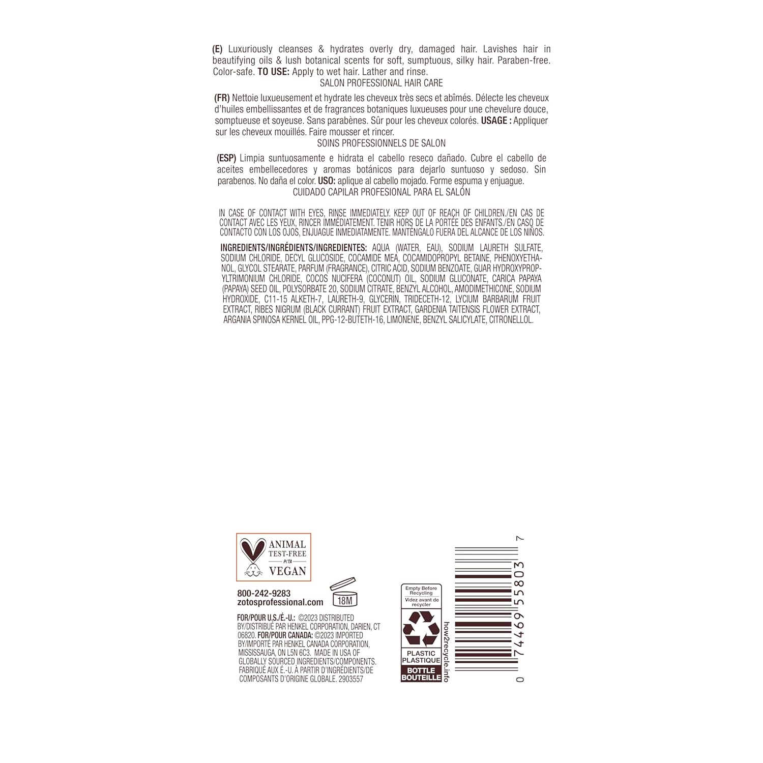 Bain de Terre Coconut Papaya Ultra Hydrating Shampoo, Moisture Quench for Dry, Damaged Hair, with Argan & Monoi Oils, Paraben-Free, Color-Safe, Vegan - Image 8