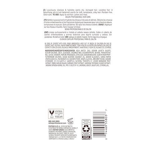 Miniatura 8 de Bain de Terre Champú ultra hidratante de papaya de coco, para eliminar la humedad para cabello seco y dañado, con aceites de argán y monoi, sin