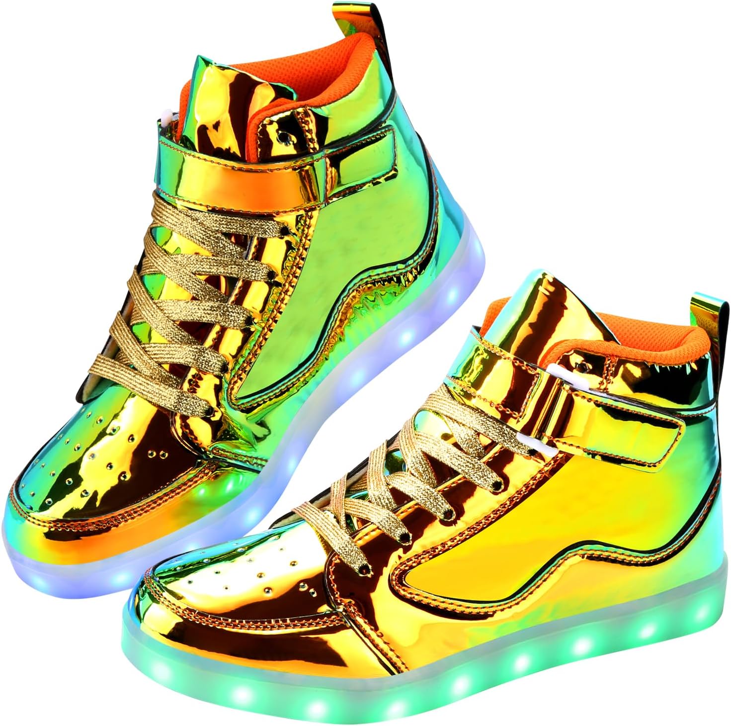 Light Up Shoes Men Women LED Shoes USB Charging Adult High Top LED Sneakers Glow in The Dark Footwear for Dancing Party Festivals