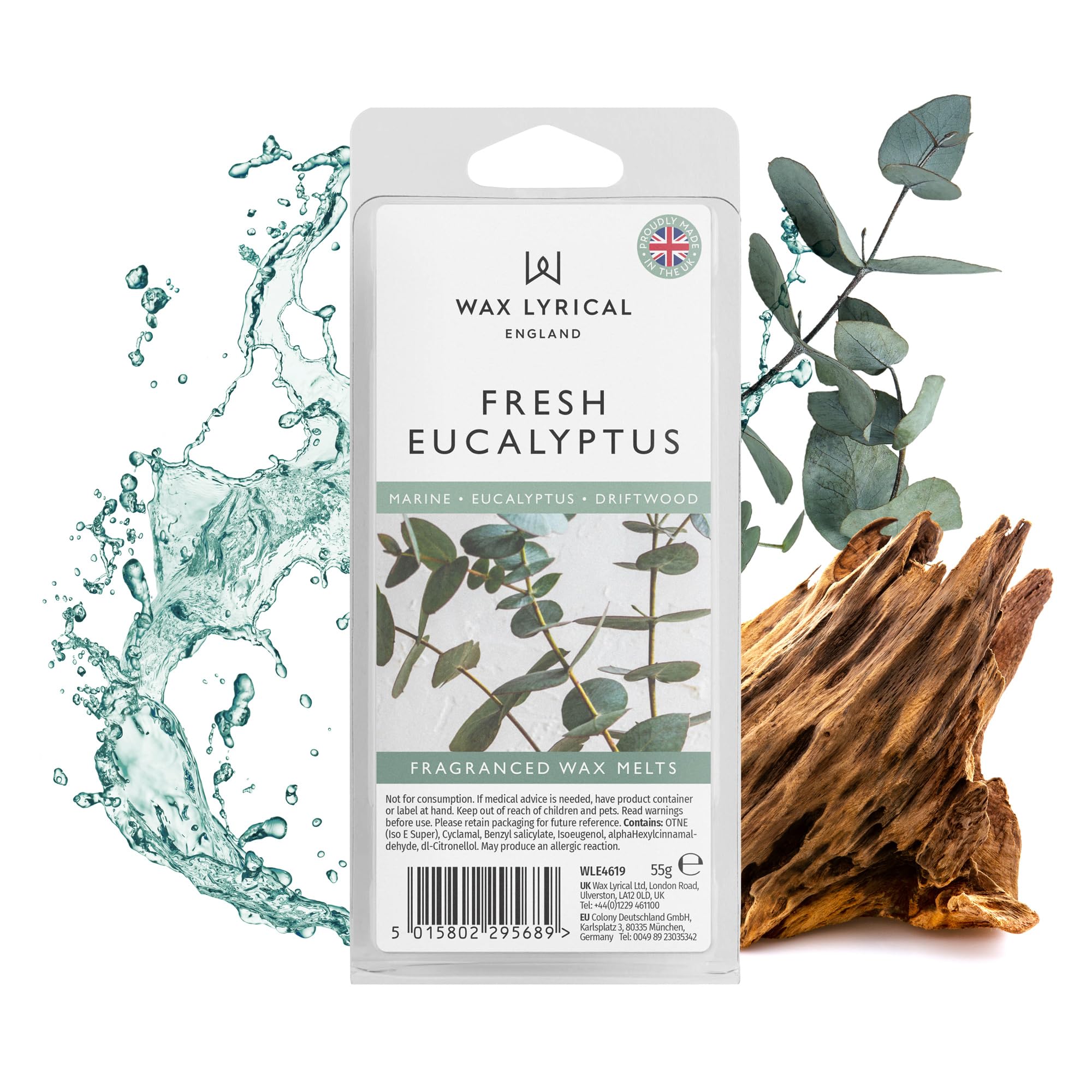 Wax Lyrical White Fresh Eucalyptus Wax Melts,