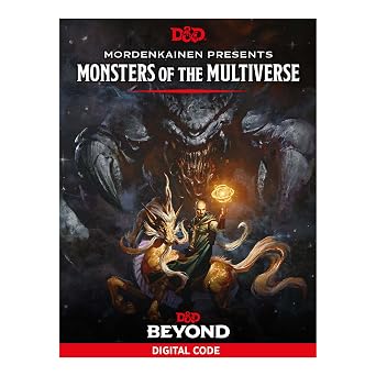 D&D Beyond Digital Mordenkainen Presents Monsters of the Multiverse [Online Game Code]
