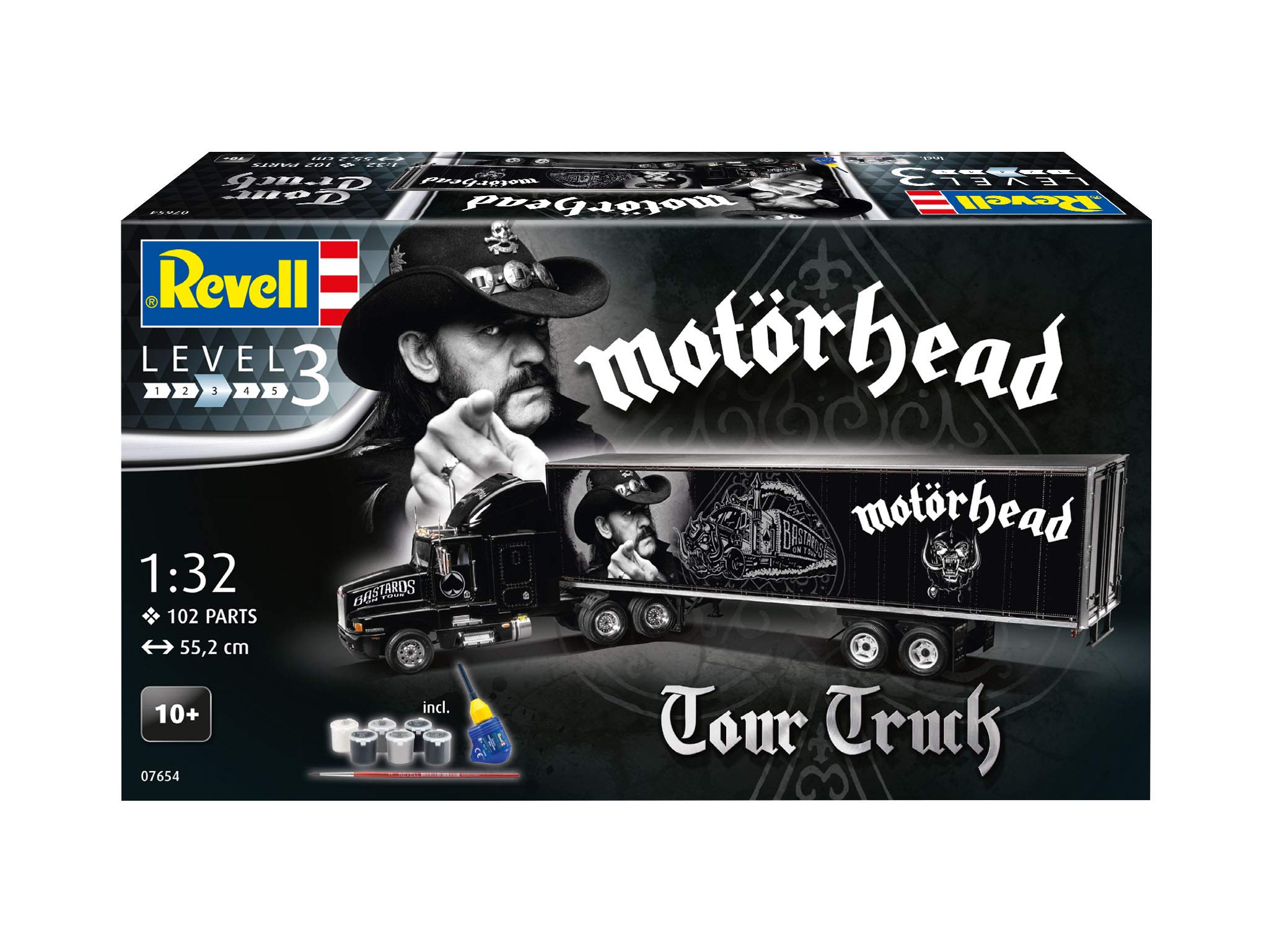 Revell 07654 - Coffret Cadeau Maquette Camion Motörhead à Construire, échelle 1/32