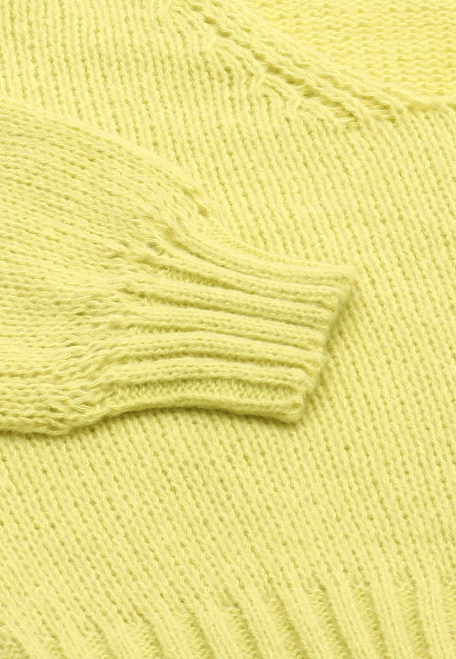 sookie Damski sweter, modny sweter z dekoltem w serek, poliester, limonka, rozmiar XL/XXL, Limette, XL