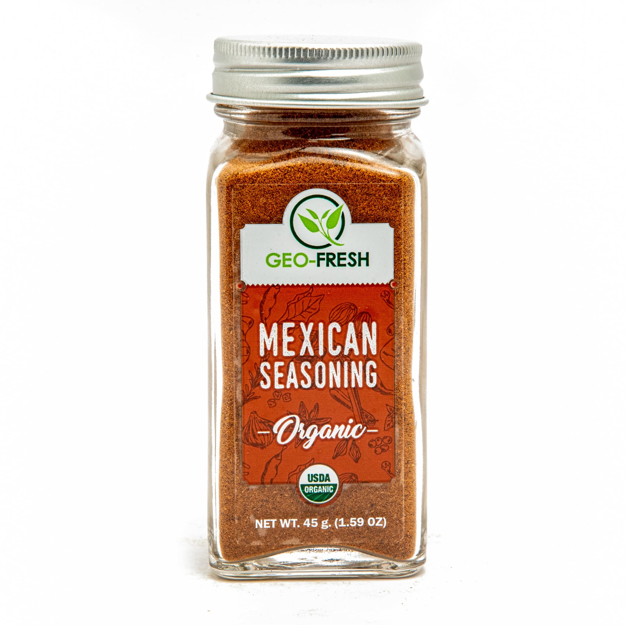Geo-Fresh Organic Mexican Seasoning, 45g | Fresh & Aromatic| Enhance taste| Premium Herbs & Spices Blend with authentic Mexican Flavours|For Mexican Dishes Like Tacos, Burritos, Mexican Wraps, Fajitas and Quesidillas,| No Artifical Colour & Preservat (B08V8ZZQYK) Amazon Price History, Amazon Price Tracker