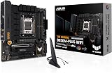ASUS TUF GAMING B850M-PLUS WIFI AMD mATX motherboard, 14+2+1 80A DrMOS power stages, DDR5, PCIe 5.0 Ready, 3xM.2 slots, Wi-Fi 6E, Realtek 2.5Gb Ethernet, DisplayPort, HDMI, BIOS FlashBack, Aura Sync - 10