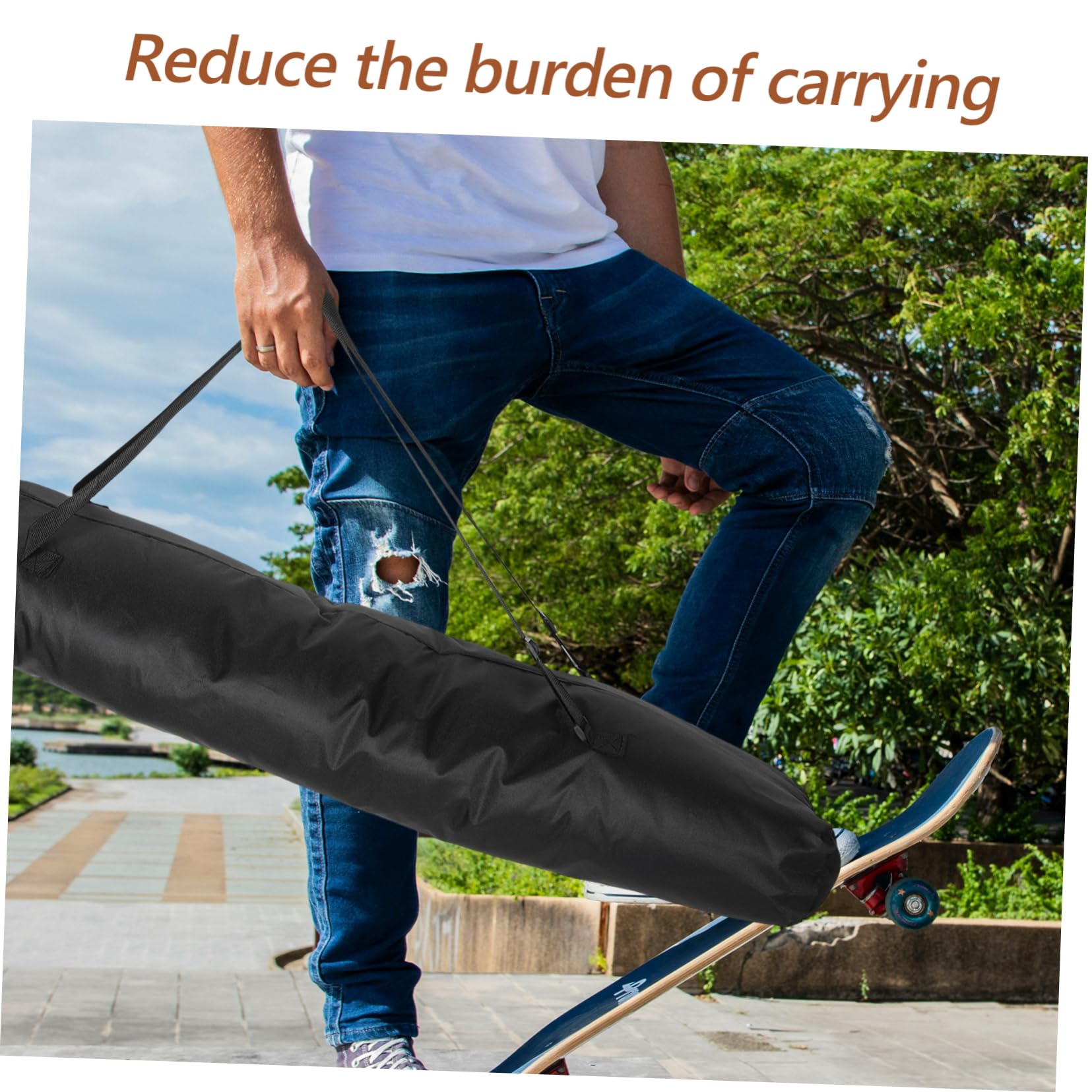 À Skateboard Tissu Oxford Imperméable Grand De Transport pour Activités De Plein Air Et Rangement De Skateboard