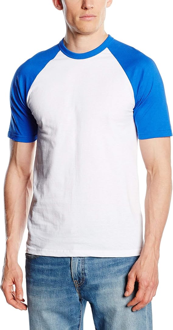 Fruit of the Loom Short Sleeve Baseball tee at Amazon Men’s Clothing store