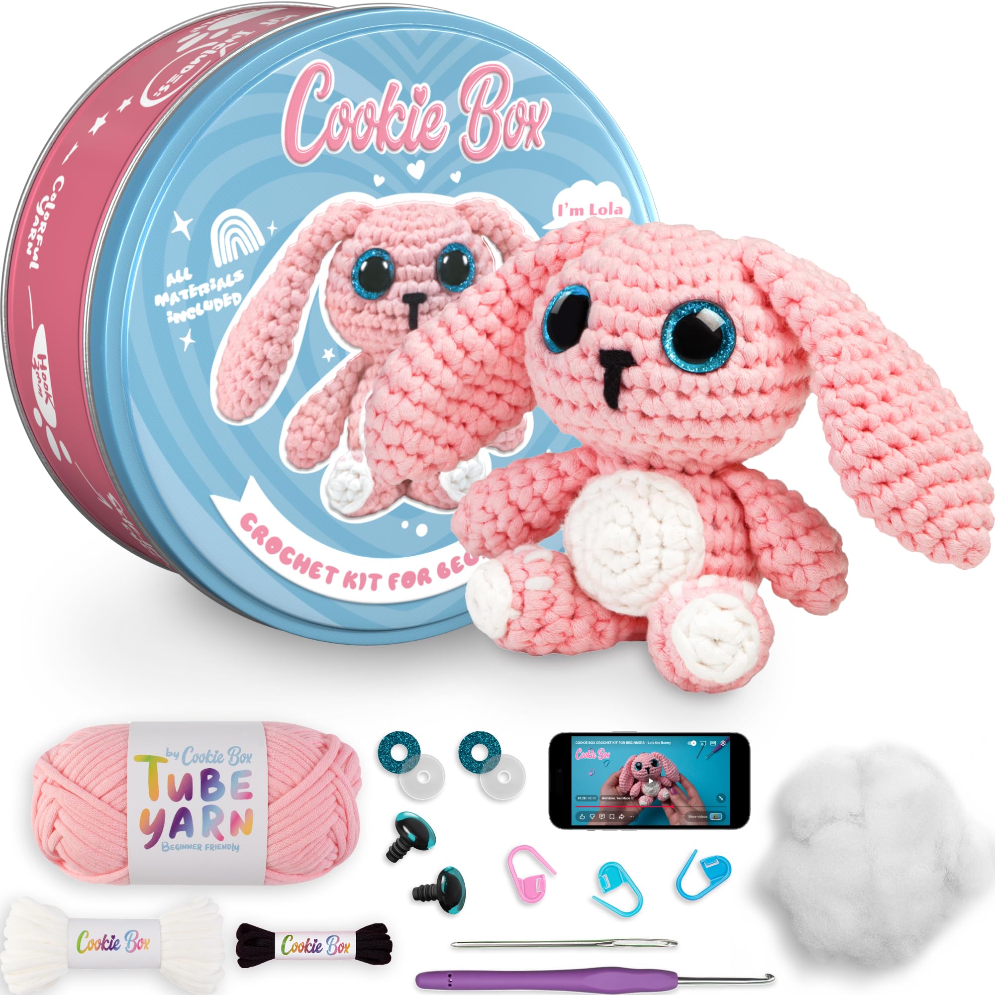 Amazon.com: Cookie Box Original Crochet Kit for Beginners – Gift