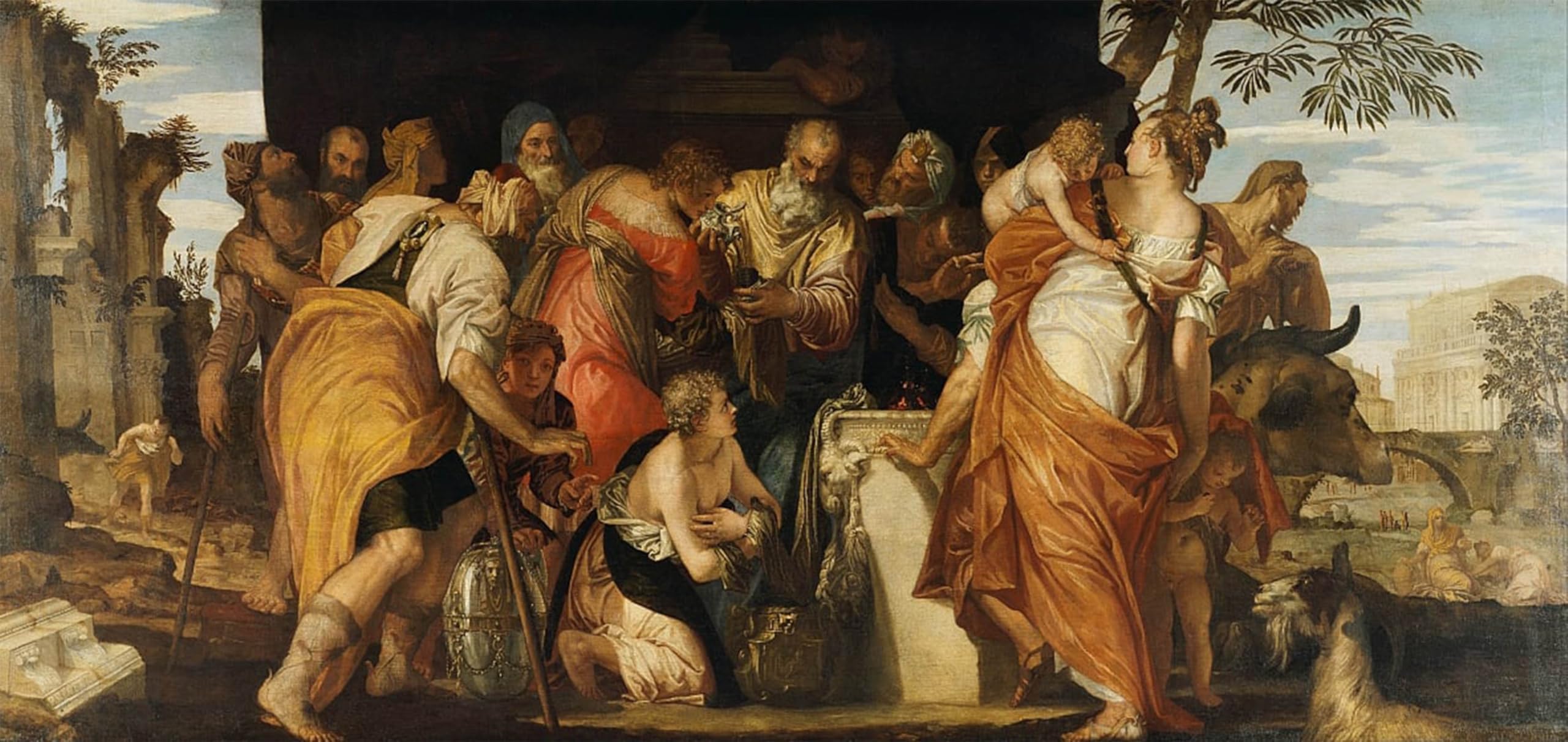 POSTERIIk Famous Print Pop Art Wall Art Graffiti the Anointment of David by Paolo Veronese Art Prints for Home Decor 60x90cm