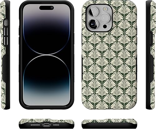 Vista 1467 de Casely - Funda para iPhone 14 Pro Max, Viva La Vida, Frida Kahlo Floral Collage, compatible con MagSafe 10 Frida Kahlo Viva La Vida Collage