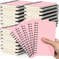 Vista 33 de Jutom 54 piezas cuadernos pequeños en espiral, blocs de notas de 3x5 pulgadas a granel, cuadernos de bolsillo pequeños, mini blocs de notas