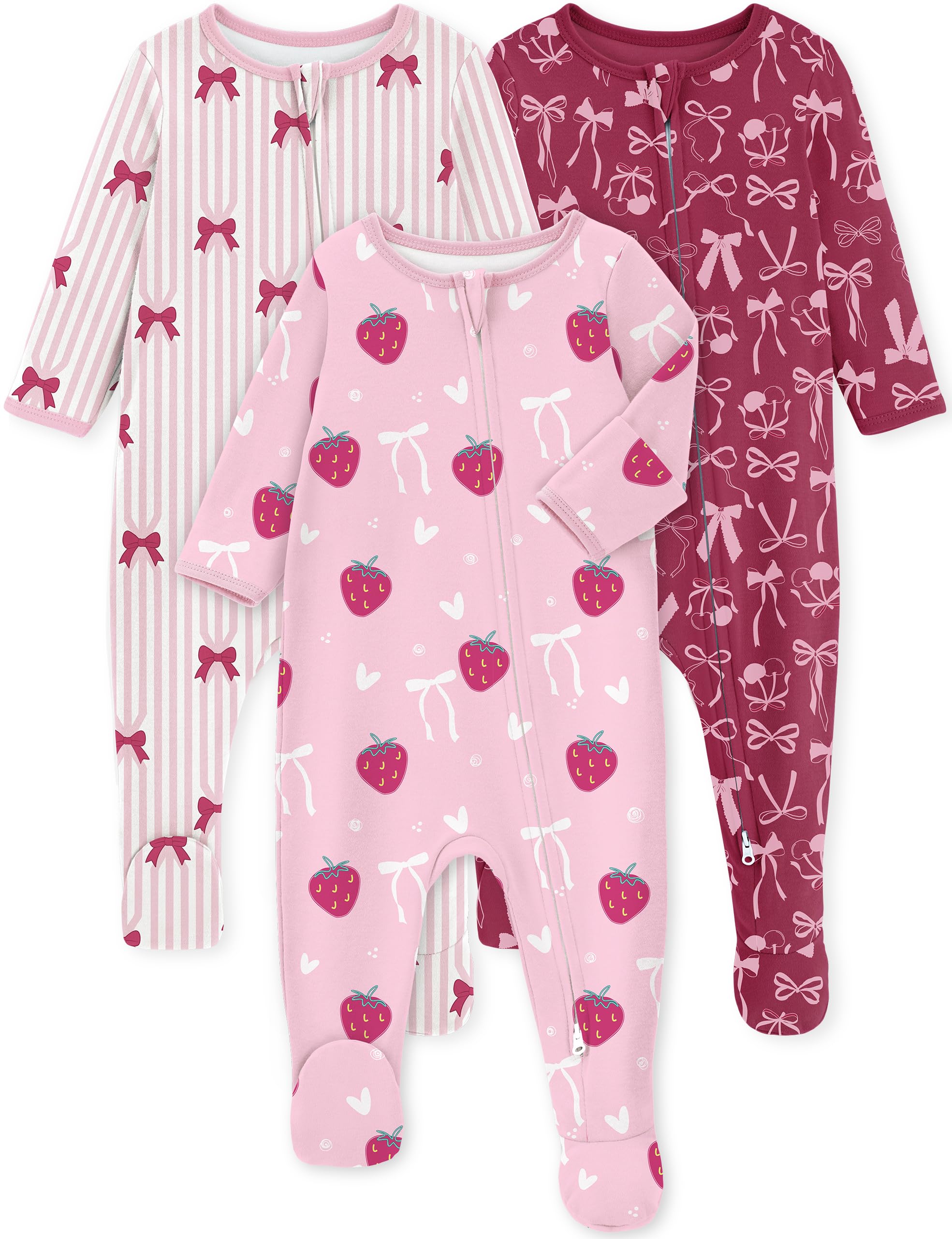 Yoofoss Baby Pajamas 100% Organic Cotton Newborn Sleepers Boy Girl Clothes
