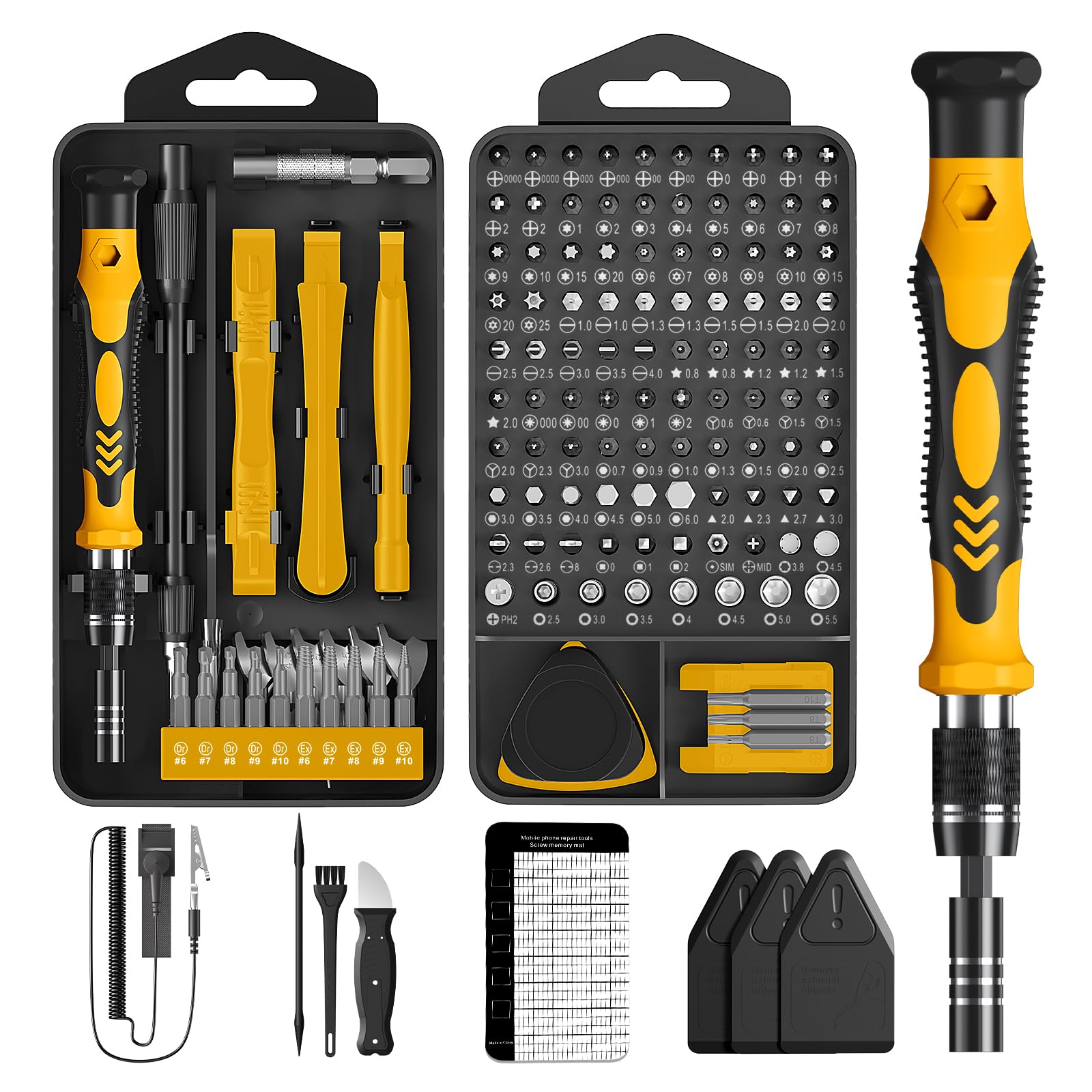 Amazon | MOVMAO 精密ドライバーセット 145 In 1 多機能ツールキット