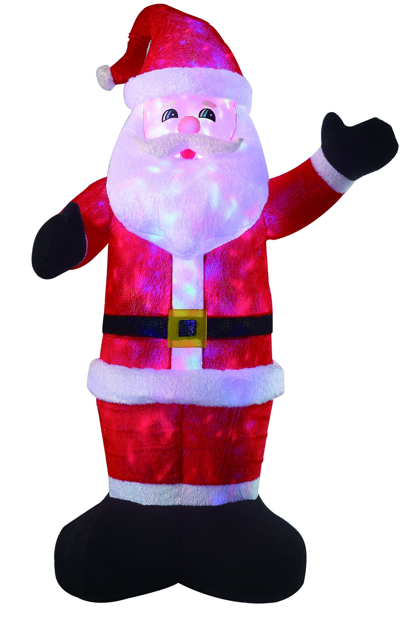8FT Tall Christmas Inflatable Plush Santa Lawn Yard Garden Outdoor Decoration