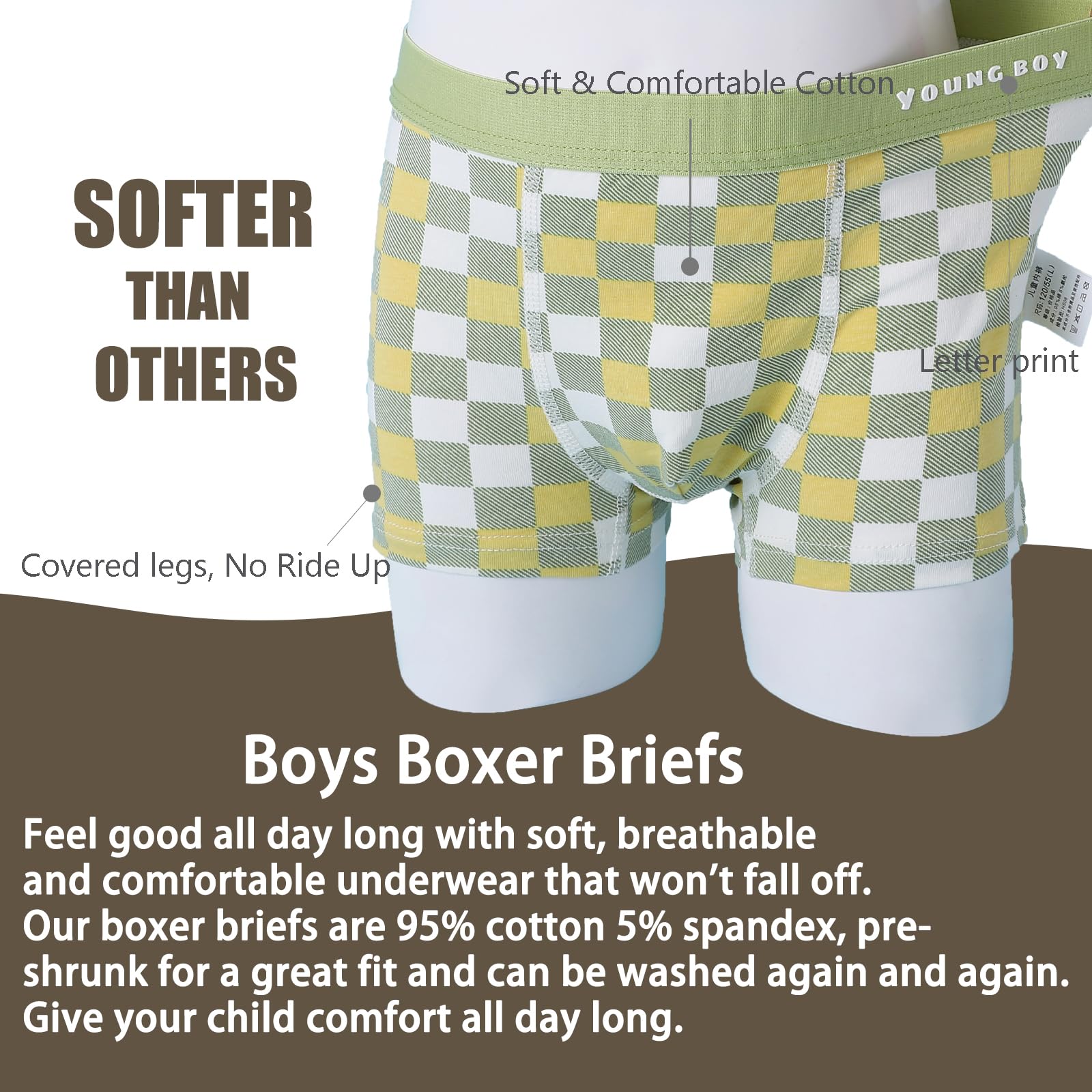 Unterhosen für Jungen, Dinosaurier, Kleinkind, Jungen, Boxershorts, Slips, 8er-Pack, für Babys und Kinder, Baumwolle, 2–12 Jahre