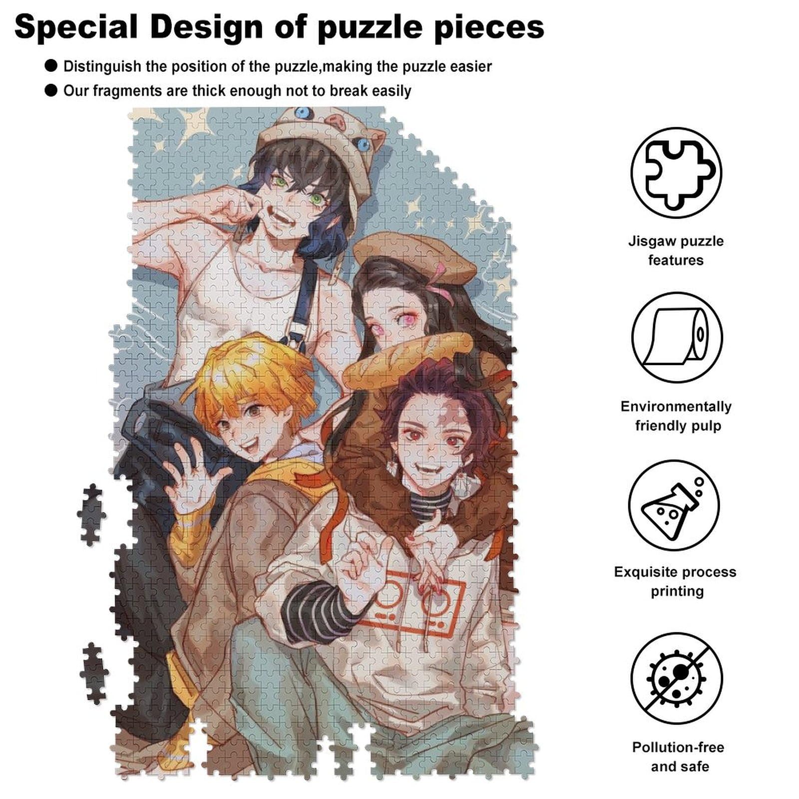 Amazon.co.jp: 鬼滅の刃 ジグソーパズル 1000 PCS GM736-竈門炭