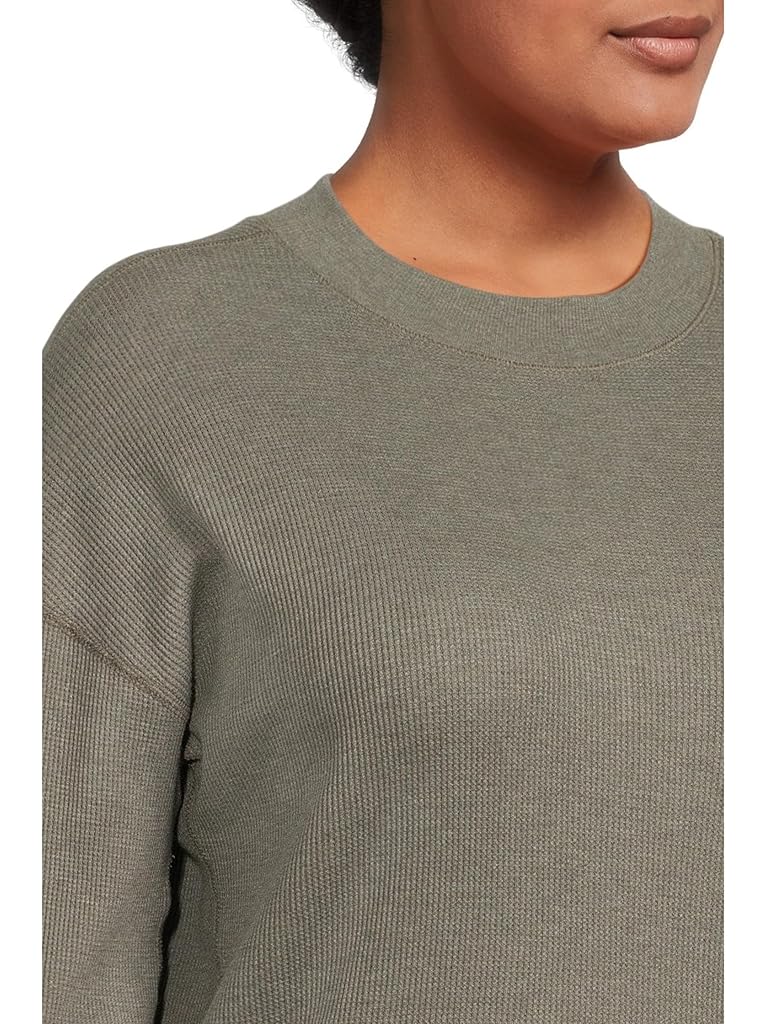 Taupe Prana Touchstone Long Sleeve Crew